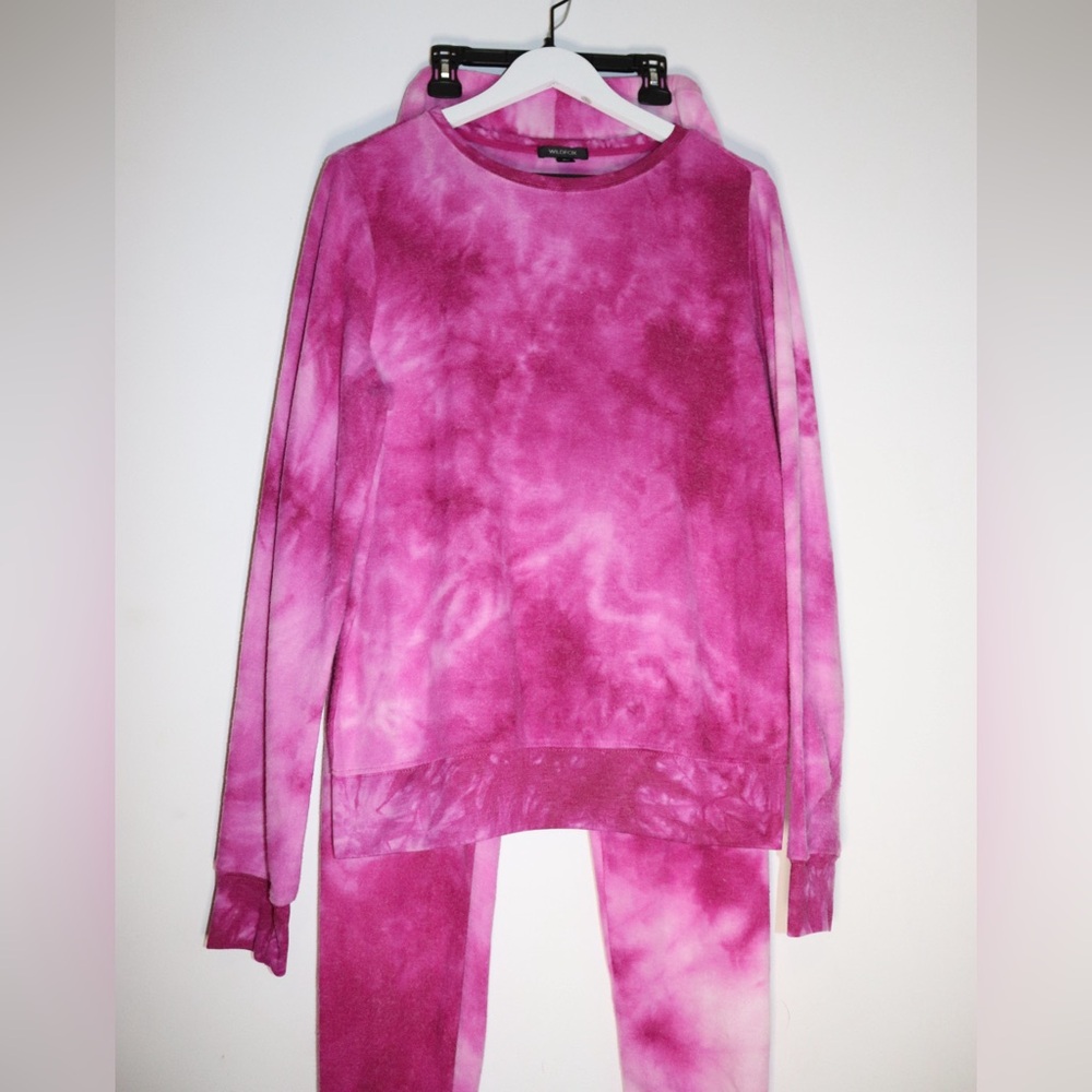 Wildfox | Pink Tie Dye Comfy Loungewear Size L NEW
